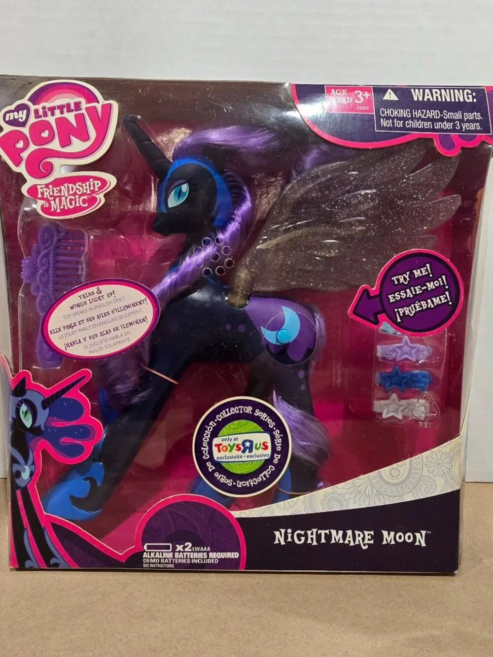 My Little Pony FIM Collector’s Series Nightmare Moon Toys R Us Exclusive NEW